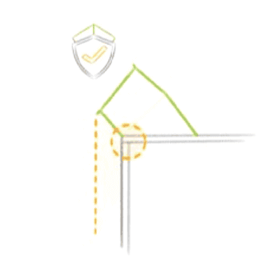 Roof edge and facade protection